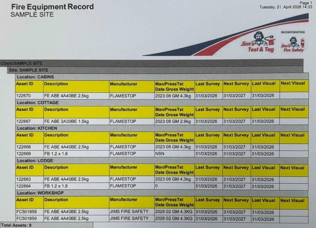 jims-test-and-tag-fire-equipment-record-sample-site